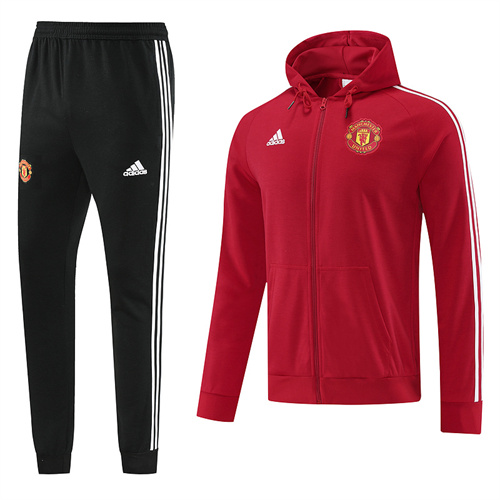 AAA Quality Manchester Utd 22/23 Hoodie Tracksuit - Red